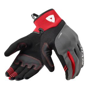 Guantes de moto Revit Endo gris y rojo