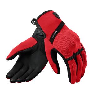 Guantes de moto Revit Mosca 2 de mujer rojos y negros