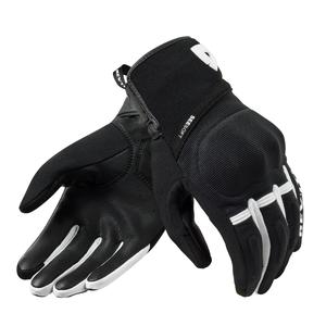 Guantes de moto Revit Mosca 2 blanco y negro