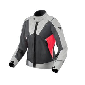 Chaqueta de moto para mujer Revit Airwave 4 gris-rosa