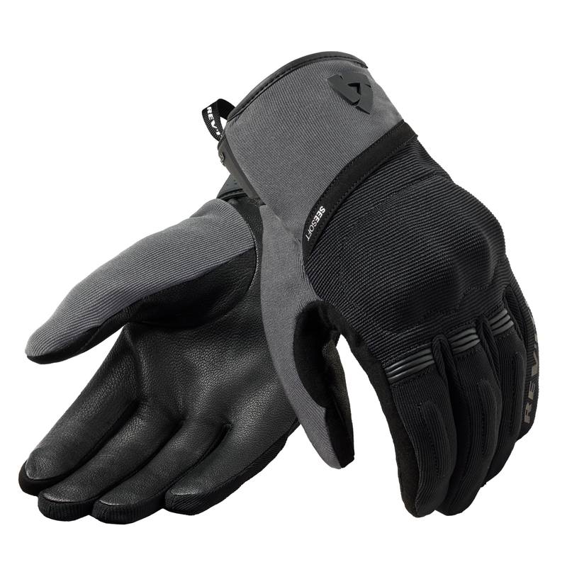 Guantes de moto Revit Mosca 2 H2O negro-gris