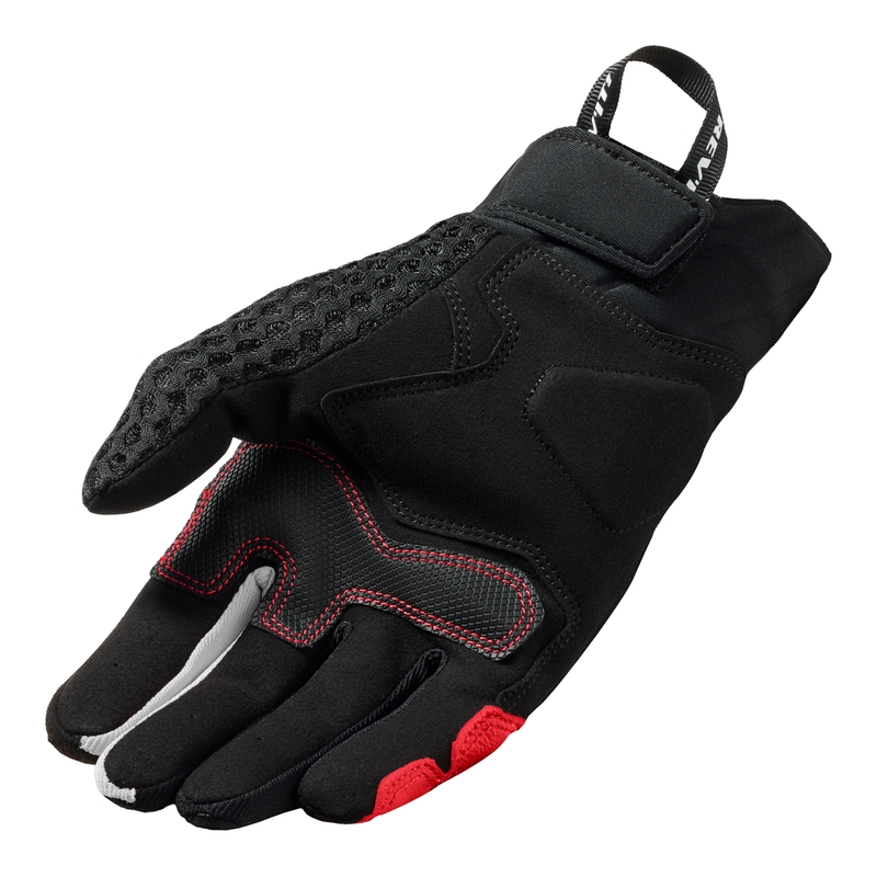 Guantes de moto Revit Veloz negro-rojo