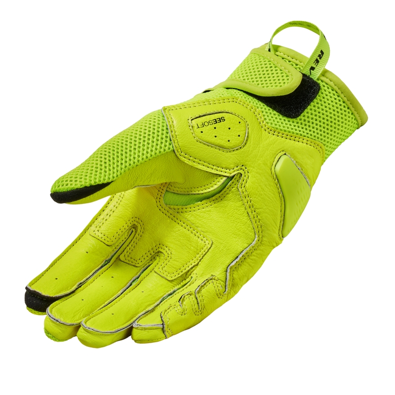 Guantes de moto Revit Ritmo amarillo fluo