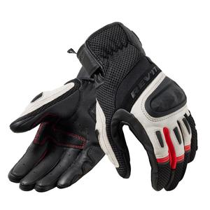 Guantes de moto Revit Dirt 4 negros y rojos