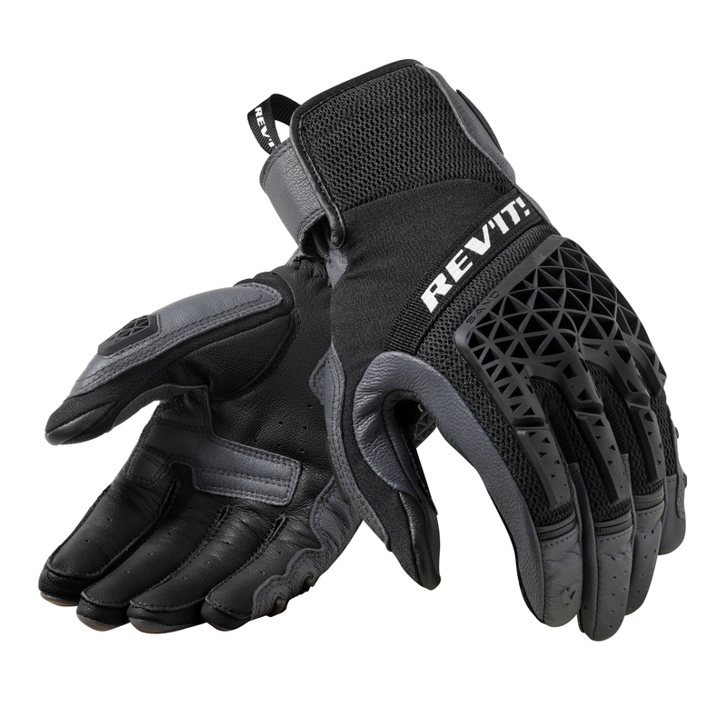 Guantes de moto Revit Sand 4 gris-negro liquidación
