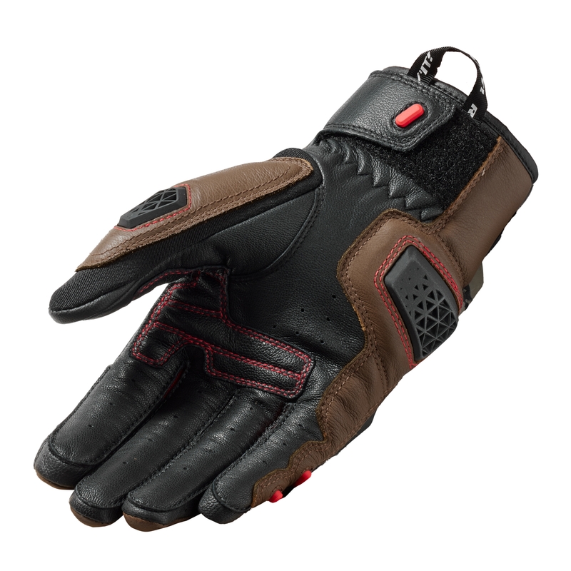 Guantes de moto Revit Sand 4 marrón-negro en oferta liquidación
