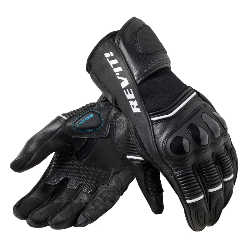 Guantes de moto Revit Xena 4 blanco y negro para mujer
