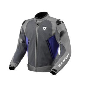 Chaqueta de moto Revit Control Air H2O gris-azul