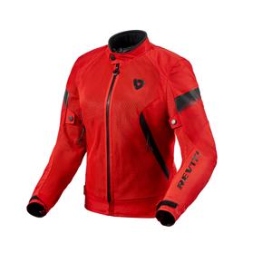 Chaqueta de moto Revit Control Air H2O para mujer Rojo y negro
