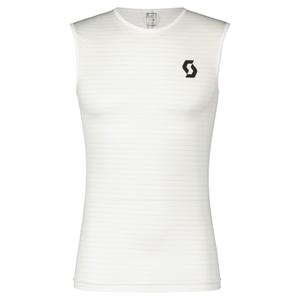 Camiseta de tirantes Scott UNDERWEAR CARBON blanco-negro