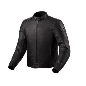 Chaqueta moto de cuero Revit Morgan negro