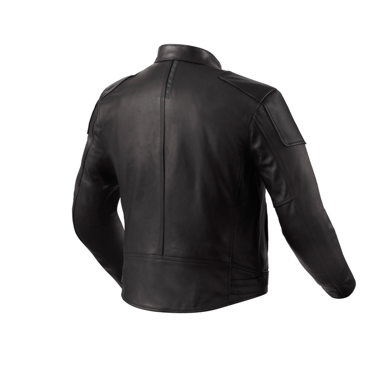 Chaqueta moto de cuero Revit Morgan negro