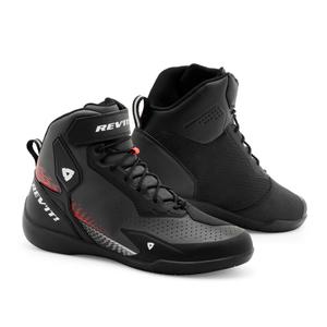 Botas de moto Revit G-Force 2 negro-rojo fluo