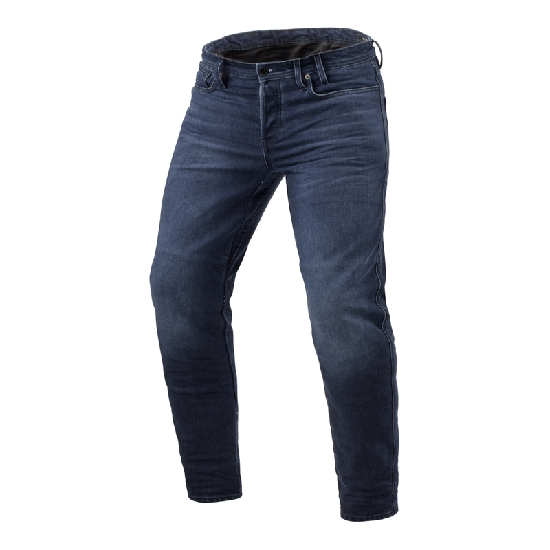 Pantalón vaquero largo Revit Micah TF para moto, azul oscuro