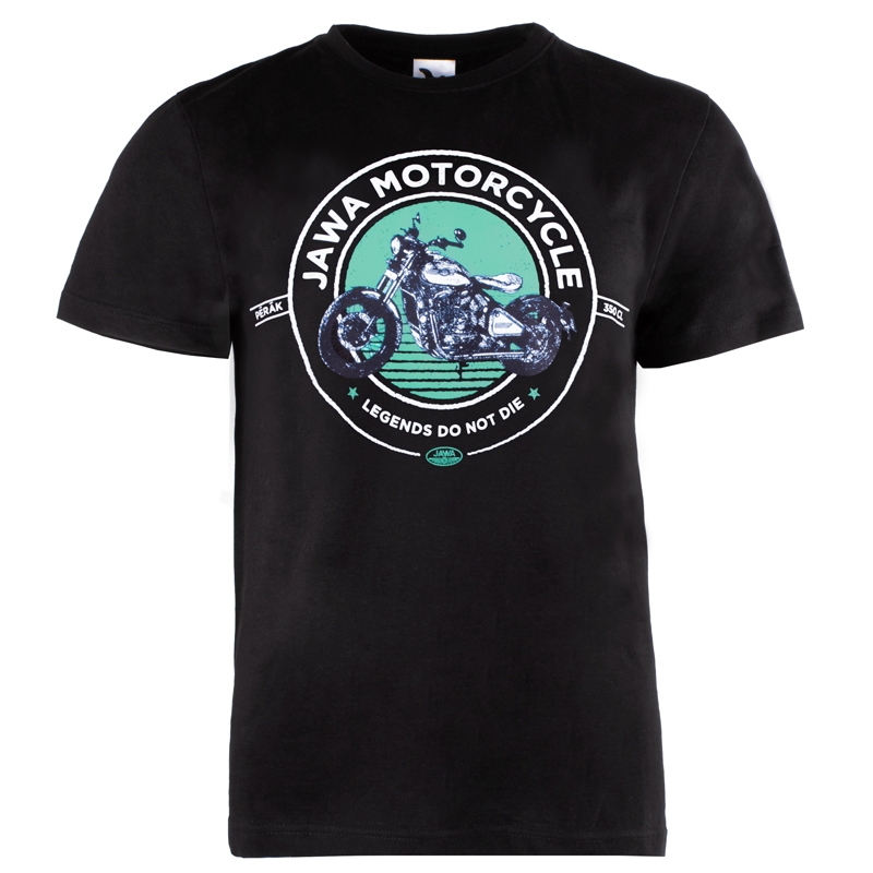 Camiseta JAWA Motorcycle negro-verde