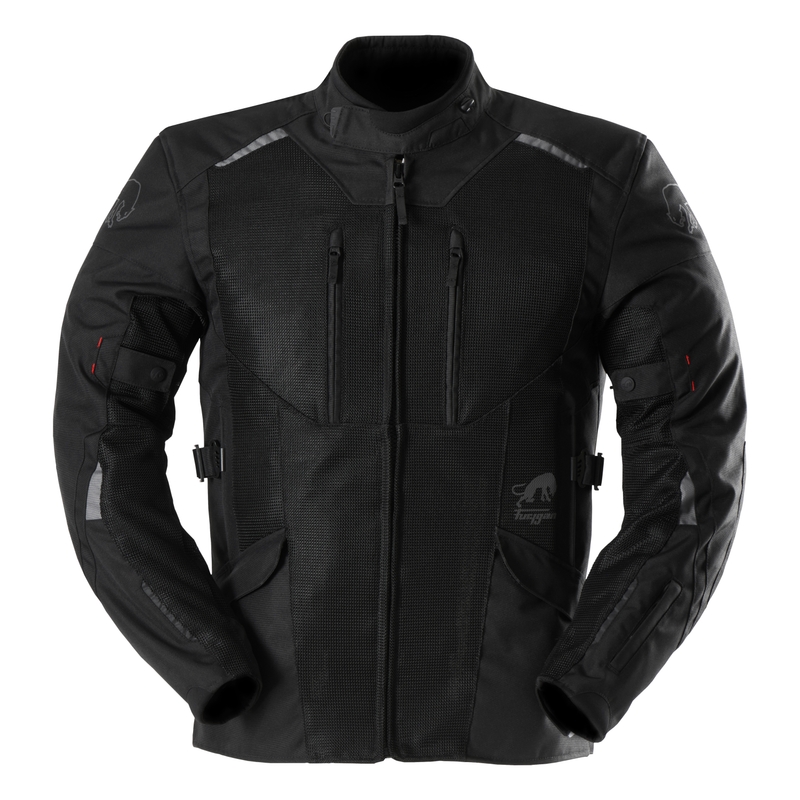 Chaqueta de moto Furygan BROOKS VENTED+ negra
