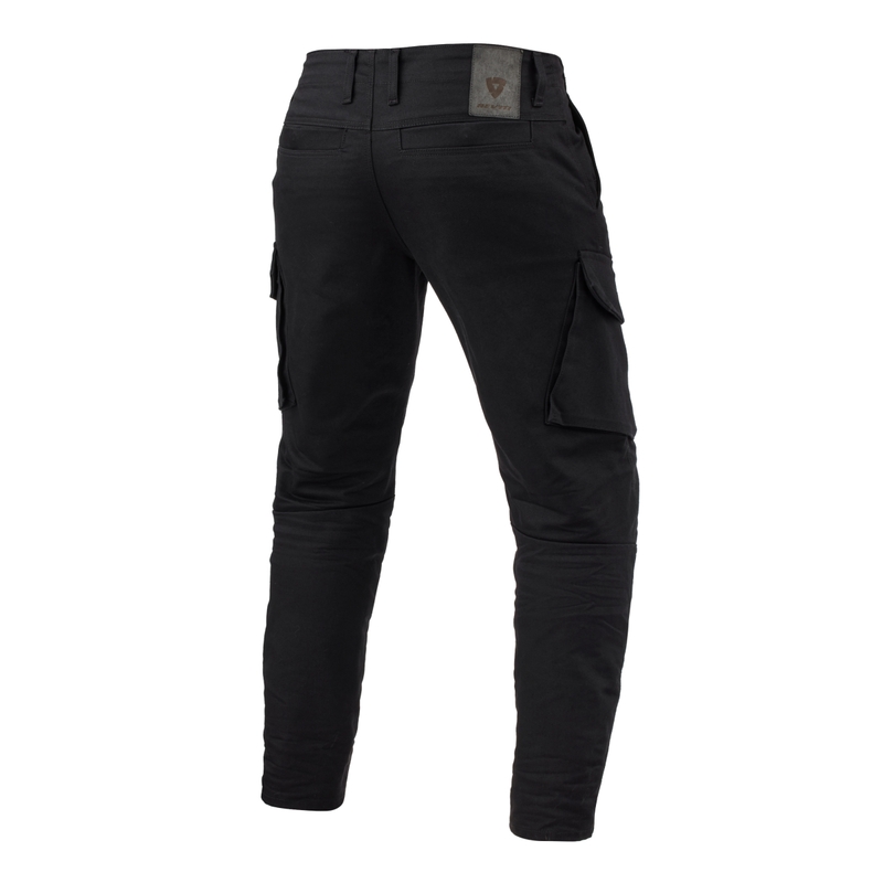 Vaqueros de moto recortados Revit Cargo 2 TF Negro