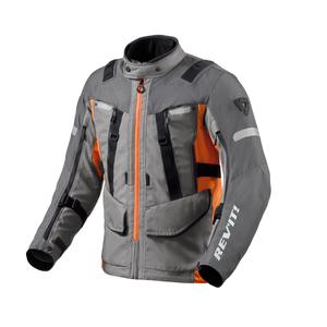 Revit Sand 4 H2O chaqueta de moto gris-naranja en oferta liquidación