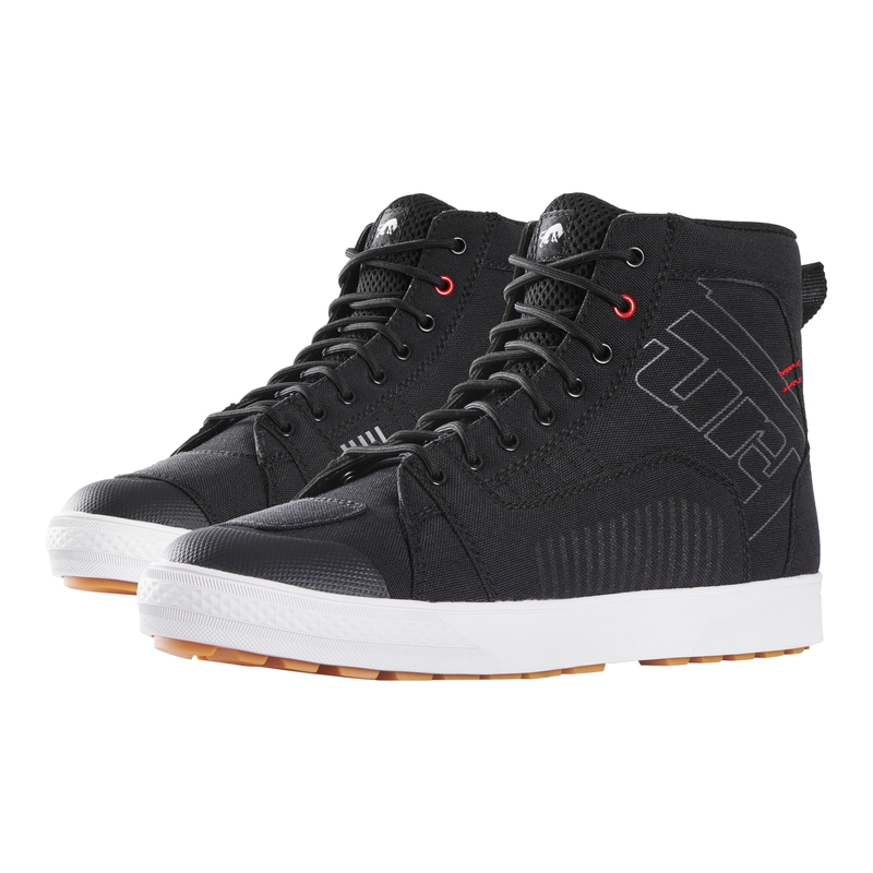 Botas moto Furygan STOCKTON AIR D3O negro-rojo