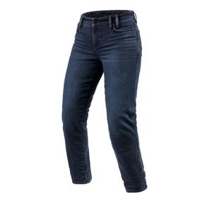 Vaqueros cortos de moto para mujer Revit Violet BF lavados azul-negro