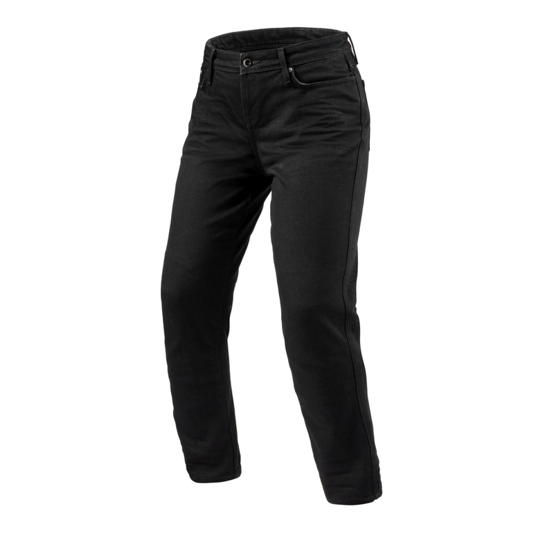 Vaqueros de moto Revit Violet BF Black para mujer