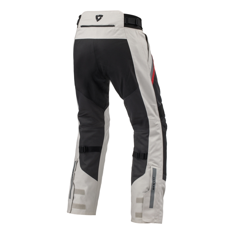 Pantalón de moto Revit Tornado 4 H2O plata-negro