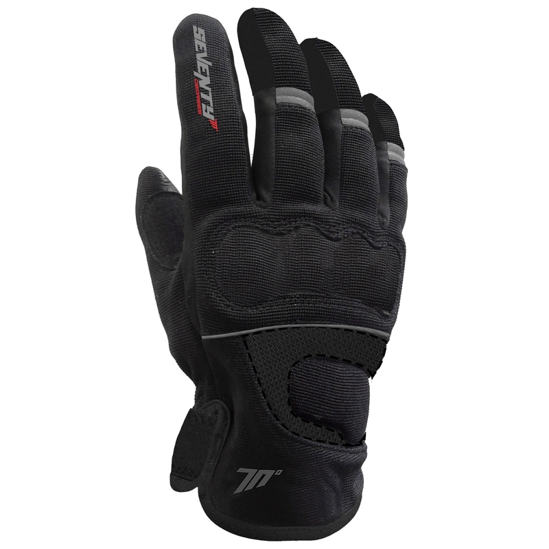 Guantes de moto para mujer SEVENTY DEGREES SD-C45 negro