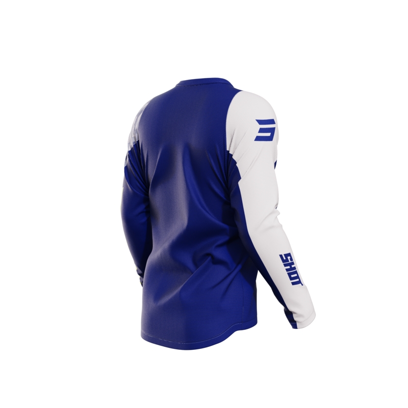 Maillot de motocross Shot Matrix azul liquidación