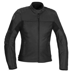Chaqueta moto de cuero mujer SEVENTY DEGREES SD-JL3 negro