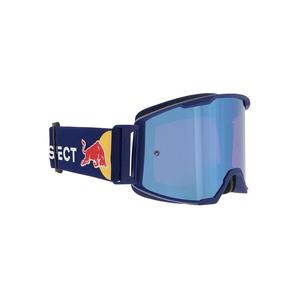 Gafas de motocross Red Bull Spect STRIVE S azul oscuro con lente azul