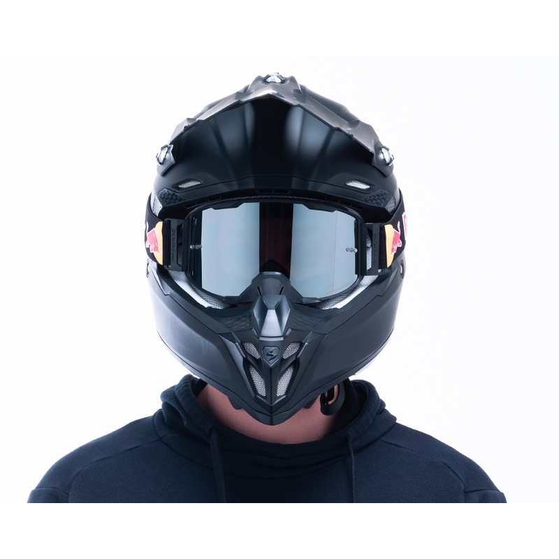 Gafas de motocross Red Bull Spect STRIVE S negras con cristales ahumados