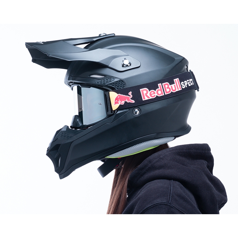 Gafas de motocross Red Bull Spect STRIVE S negras con cristales ahumados