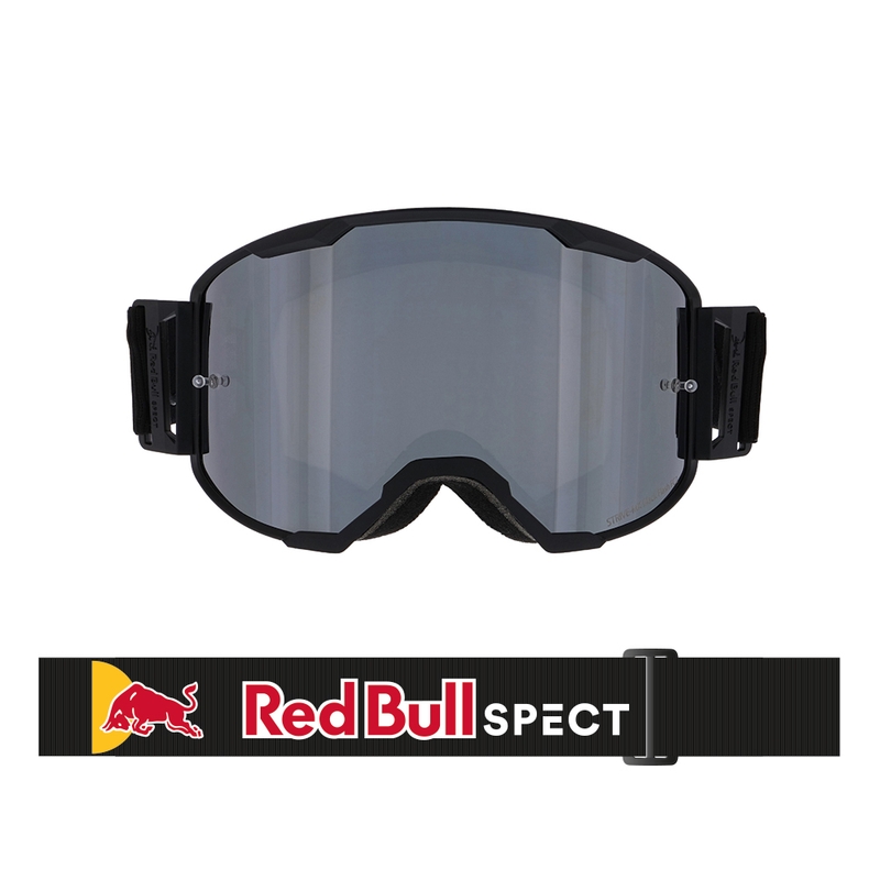 Gafas de motocross Red Bull Spect STRIVE S negras con cristales ahumados