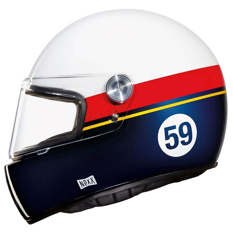 Integrální přilba na moto Nexx X.G100R bílo-červeno-modrá výprodej