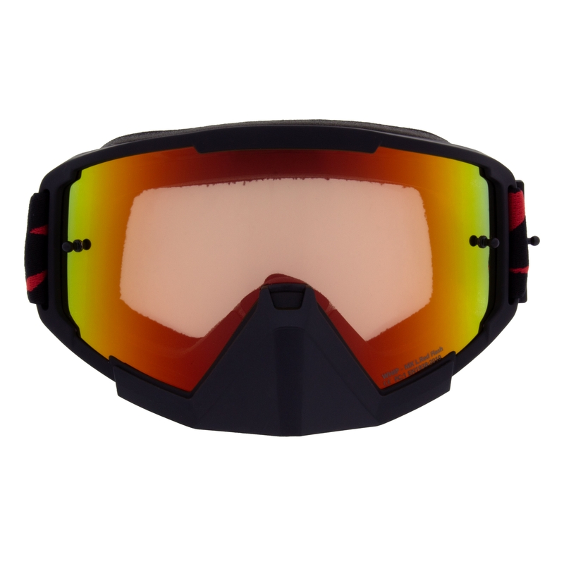 Gafas de motocross Red Bull Spect WHIP negras con lente rojo-amarillo