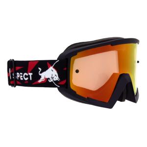 Gafas de motocross Red Bull Spect WHIP negras con lente rojo-amarillo