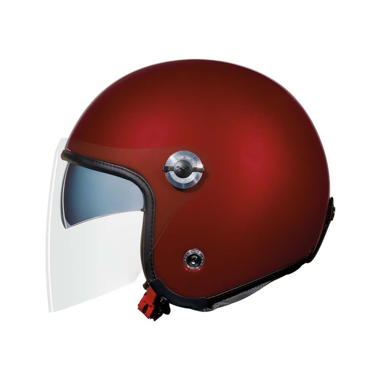 Otevřená helma na motorku Nexx X70 Plain Burgundy výprodej