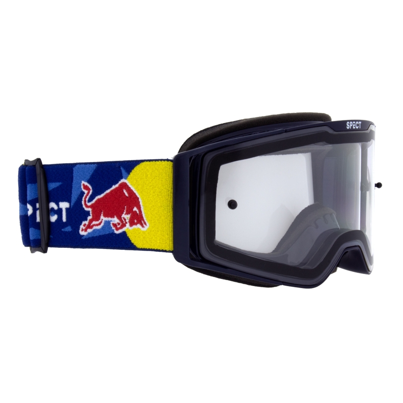 Gafas de motocross Red Bull Spect TORP azul con lente transparente