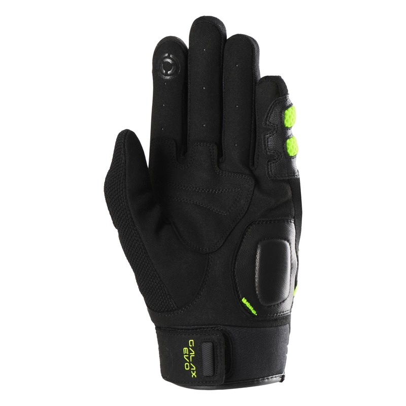Guantes de moto Furygan Galax EVO negro-amarillo fluo