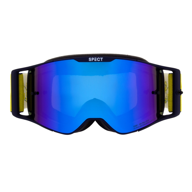 Gafas de motocross Red Bull Spect TORP azul con lente azul