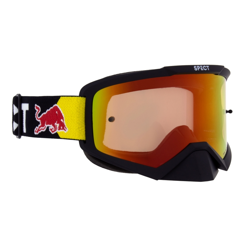 Gafas de motocross Red Bull Spect EVAN negras con lente rojo-amarillo