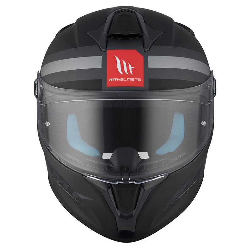 MT TARGO S BRITAIN C2 casco integral de moto negro-gris mate