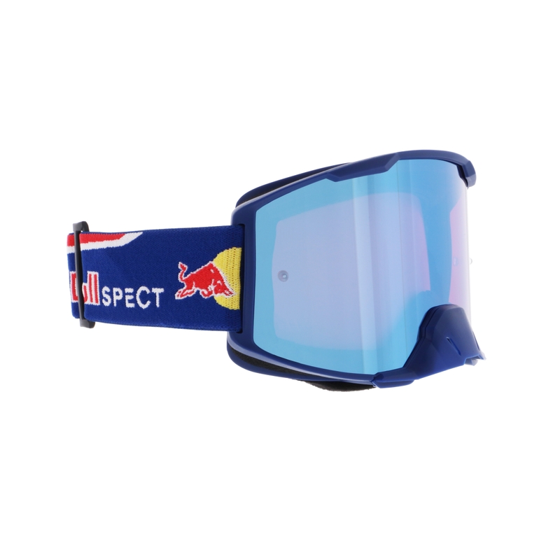 Gafas de motocross Red Bull Spect STRIVE S azul con lente azul