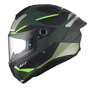 Casco integral de moto MT TARGO S KAY C6 negro-verde mate