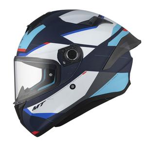 Casco integral de moto MT TARGO S KAY C7 azul-blanco mate