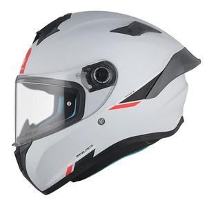 MT TARGO S SOLID A12 casco integral de moto gris brillante