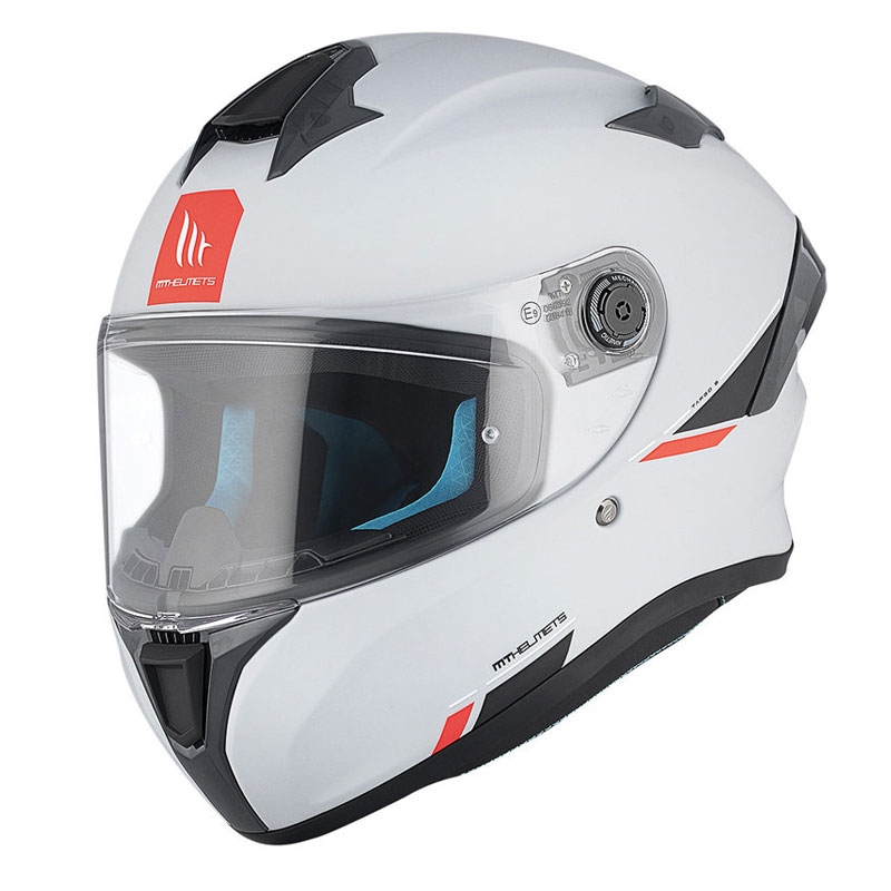 MT TARGO S SOLID A12 casco integral de moto gris brillante