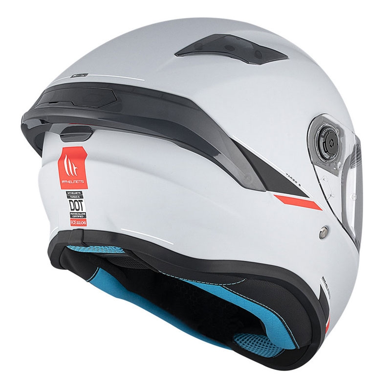 MT TARGO S SOLID A12 casco integral de moto gris brillante
