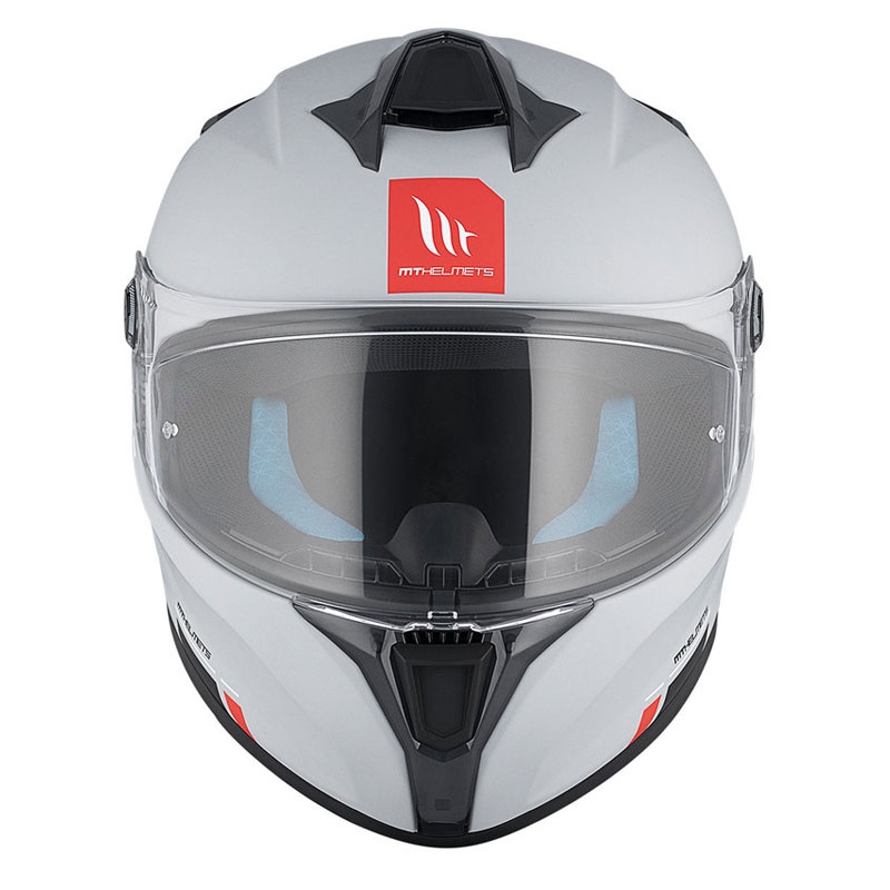 MT TARGO S SOLID A12 casco integral de moto gris mate