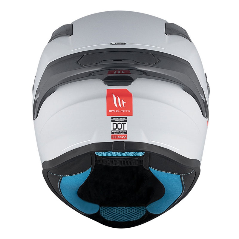 MT TARGO S SOLID A12 casco integral de moto gris mate